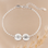 KAYA sieraden Armband met Geboortebloem '2 Discs'