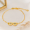 KAYA sieraden Bracelet with Birth Flower '2 Discs'