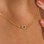 KAYA sieraden Minimalistische ketting met Kristal Hartje | Stainless steel