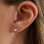 KAYA sieraden Minimalist Studs Pearl