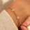 KAYA sieraden Bracelet with Initial and Heart | Stainless Steel