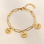 KAYA sieraden Link Bracelet with Names | Disc | Customize Your Own | Stainless Steel