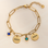KAYA sieraden Schakelarmband  met Namen en Geboortestenen | Discs | Stel Zelf Samen | Stainless Steel
