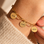 KAYA sieraden Link Bracelet with Names | 3 Discs | Stainless Steel