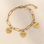 KAYA sieraden Schakelarmband  met Namen | 3 Hartjes | Stainless Steel