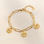 KAYA sieraden Schakelarmband  met Namen | 3 Discs | Stainless Steel