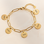 KAYA sieraden Schakelarmband  met Namen | Disc | Stel Zelf Samen | Stainless Steel
