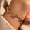 KAYA sieraden Link Bracelet with Birthstones | Stainless Steel