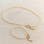 KAYA sieraden Set Pearl Necklace and Bracelet with Large Clasp | Stainless Steel