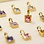KAYA sieraden Necklace with Two Birthstones | Stainless Steel