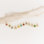KAYA sieraden Necklace with Two Birthstones | Stainless Steel
