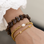 KAYA sieraden Armband met Initiaal en Hartje | Stainless Steel