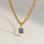 KAYA sieraden Ketting met Geboortesteen | Stainless Steel