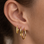 KAYA sieraden 3 delige set oorringen I 12-14-16 mm