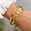 KAYA sieraden 3-Piece Bracelet Set Gold & Bold | Stainless Steel