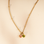 KAYA sieraden Necklace with two round birthstones | Stainless Steel