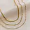 KAYA sieraden Ketting met een ronde geboortesteentjes  |  Stainless Steel