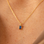 KAYA sieraden Ketting met een Geboortesteen | Baquette