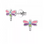 KAYA sieraden Silver children’s earrings ‘Rainbow Butterfly’ - Copy - Copy - Copy