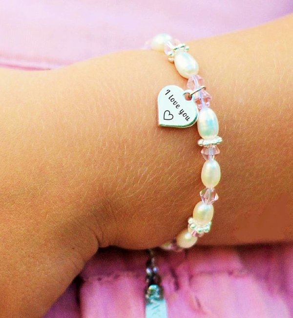 KAYA sieraden Silver text charms for bracelet or necklace
