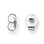 KAYA sieraden Extra pair of silver backs
