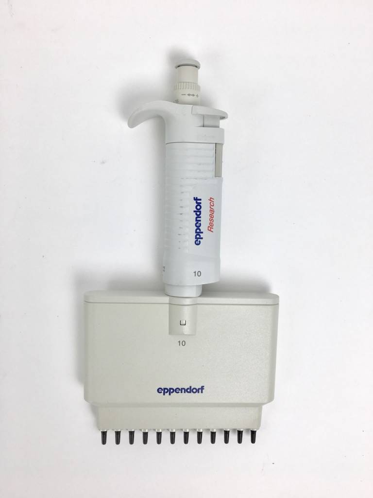 Eppendorf Eppendorf Research 12 x 0,5-10 µl, 12-Kanal Pipette