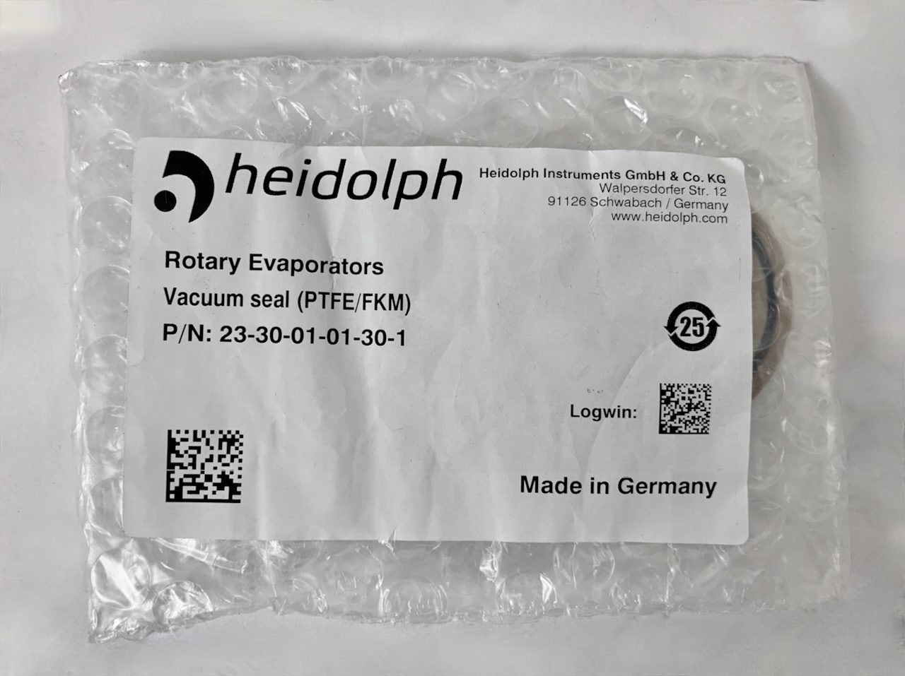 Heidolph Vacuum Seal (PTFE/FKM)