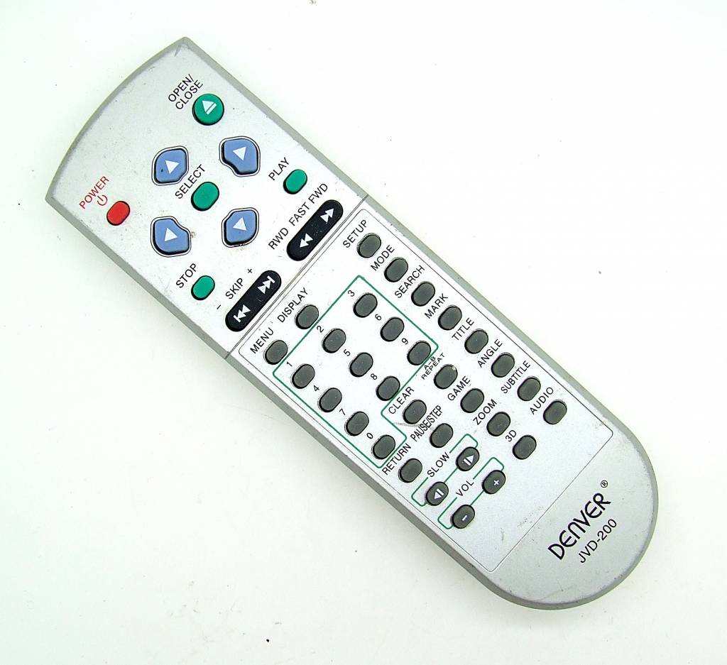 Original Denver Fernbedienung JVD-200 remote control - Onlineshop für ...