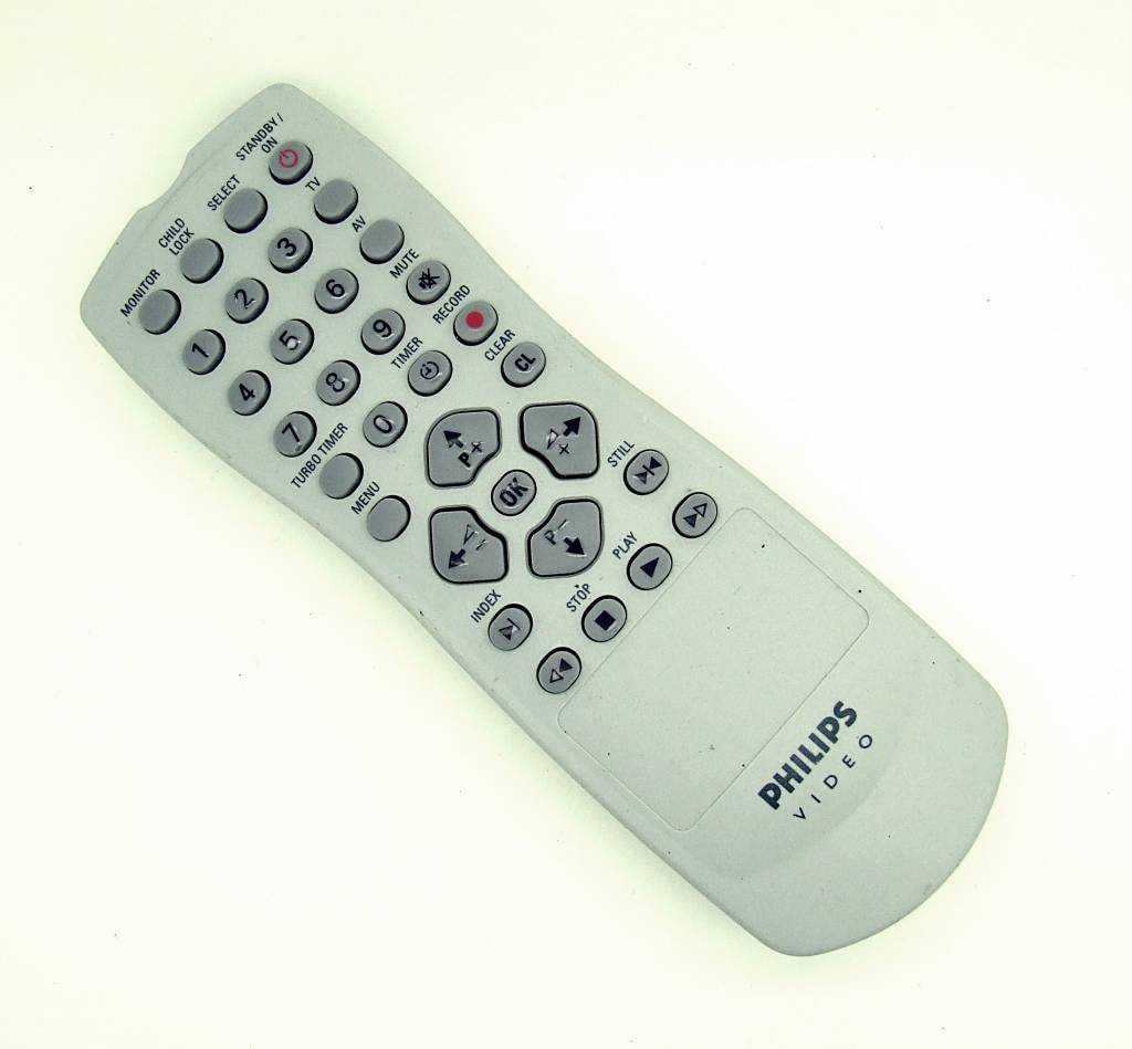 Philips Original Philips Fernbedienung 862266121111 RC1123339/01 für TV/VCR, Video remote