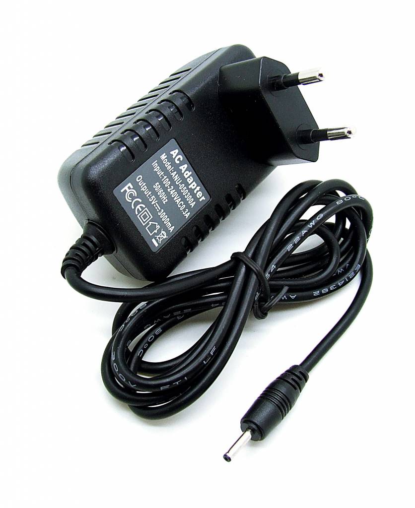 Power supply 5V 3A ANU-050300A universal AC Adapter for Tablet PC 2,5mm x 0,8mm EU plug