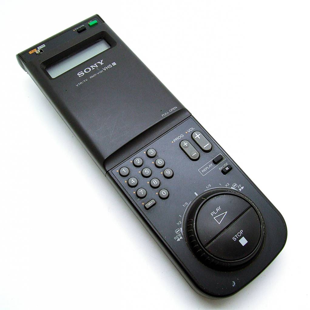 Original Sony Remote Control Vtr Tv Rmt V131 Vhs Onlineshop For Remote Controls