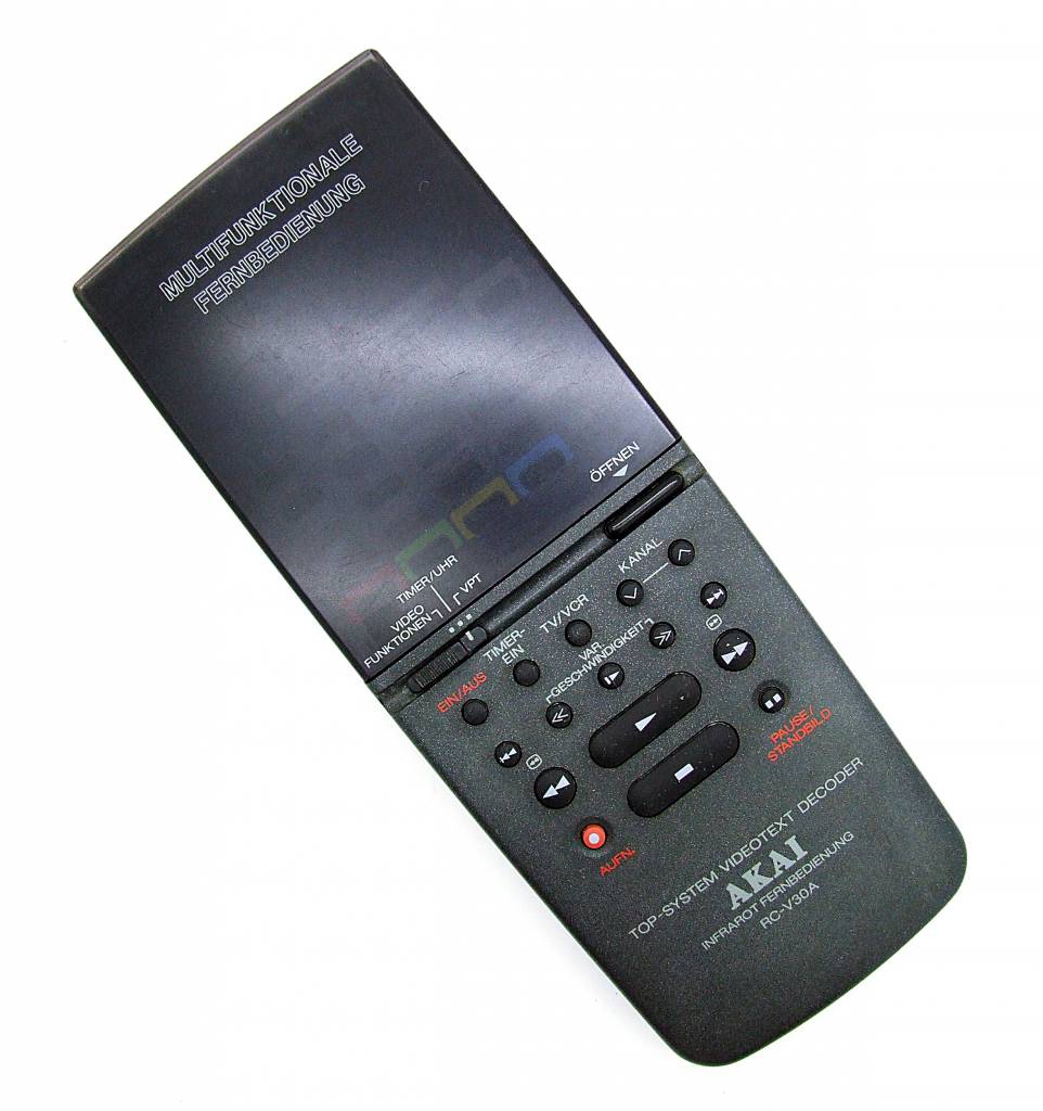 Akai Original Akai remote control RC-V30A mulitfunctional remote control Top-System Videotext Decoder