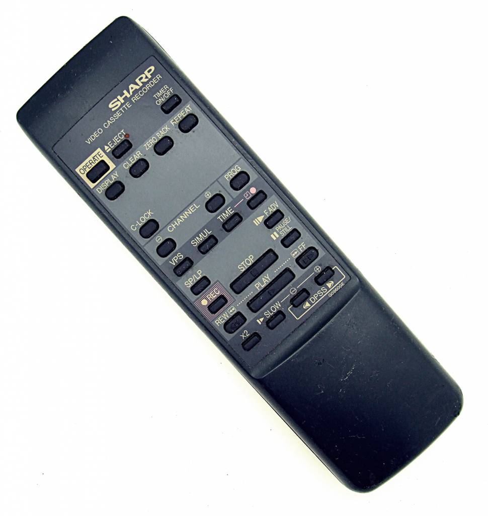 Sharp Original Sharp Fernbedienung G0960GE VCR remote control