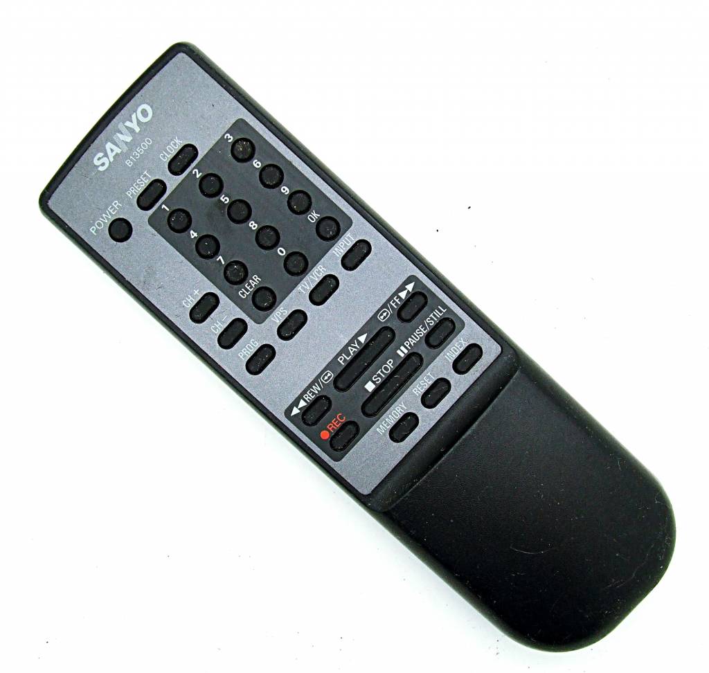 Sanyo Original Sanyo B13500 TV,VCR remote control