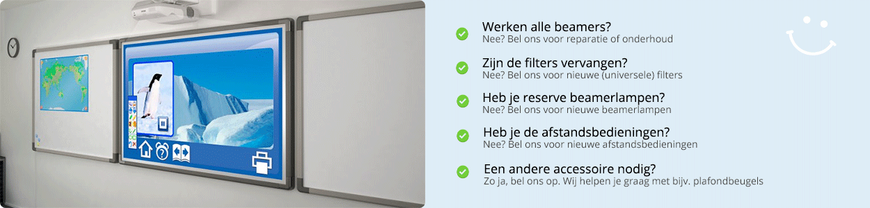 Nieuw schooljaar? Gebruik onze beamer checklist!