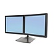 Ergotron Ergotron DS100 bureaustandaard voor twee beeldschermen Ergotron Ergotron DS100 bureaustandaard voor twee beeldschermen