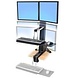 Ergotron Ergotron WorkFit-S, Dual Sit-Stand Workstation Ergotron Ergotron WorkFit-S, Dual Sit-Stand Workstation