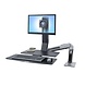 Ergotron Ergotron WorkFit WorkFit-A, Single LD @ Worksurface+ Ergotron Ergotron WorkFit WorkFit-A, Single LD @ Worksurface+