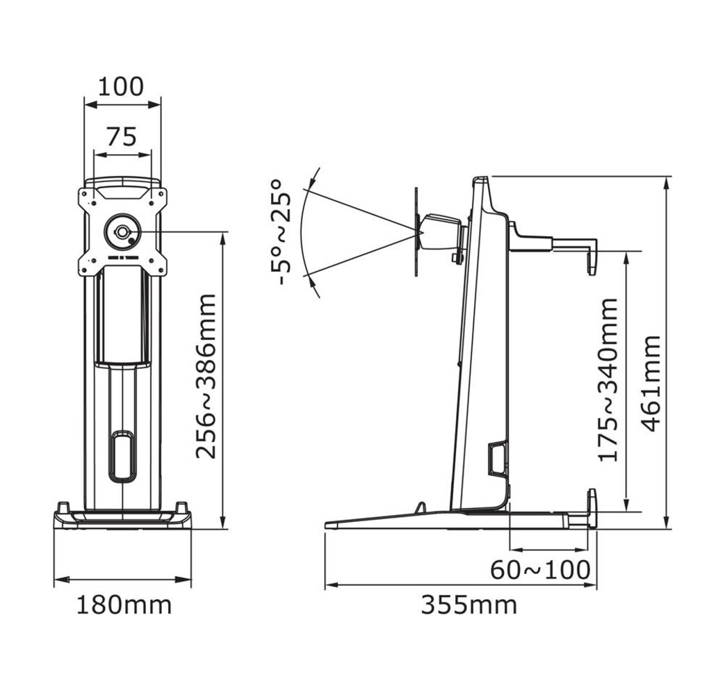 Newstar Newstar FPMA-D880BLACK Newstar Newstar FPMA-D880BLACK