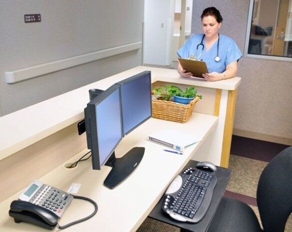 Ergotron Ergotron Neo Flex Dual Monitor Lift Stand Ergotron Ergotron Neo Flex Dual Monitor Lift Stand