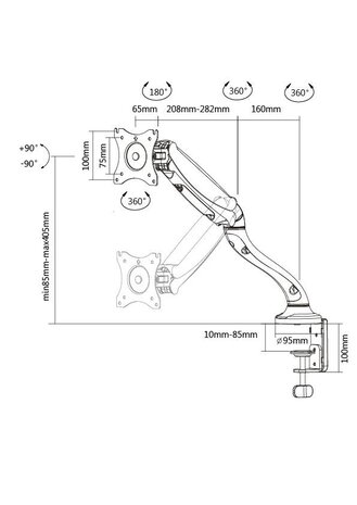 Newstar Newstar NM-D500BLACK