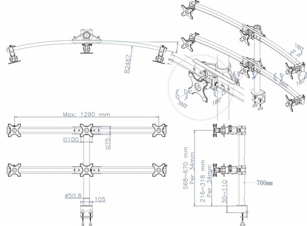 Newstar Newstar FPMA-D700D6 Newstar Newstar FPMA-D700D6