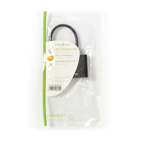 Nedis Nedis VGA-HDMI kabel 20 cm Nedis Nedis VGA-HDMI kabel 20 cm