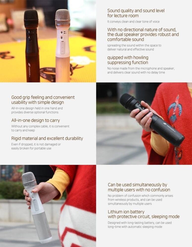 Micker Pro draadloze microfoon Micker Pro draadloze microfoon