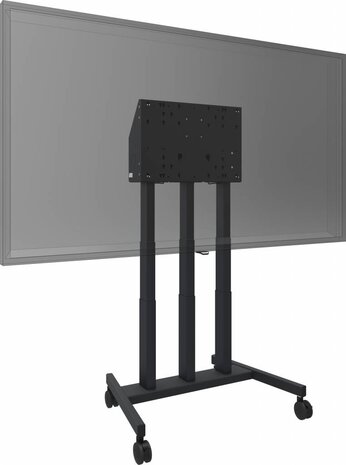 Smartmetals Electrisch verstelbare vloerlift op wielen met anti-collision voor touch screens tot 98" max 180kg Smartmetals Electrisch verstelbare vloerlift op wielen met anti-collision voor touch screens tot 98" max 180kg