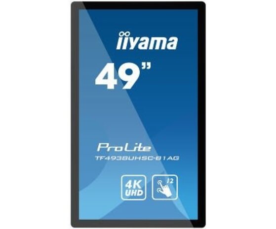 iiyama Iiyama ProLite TF4938UHSC-B1AG 4K UHD iiyama Iiyama ProLite TF4938UHSC-B1AG 4K UHD