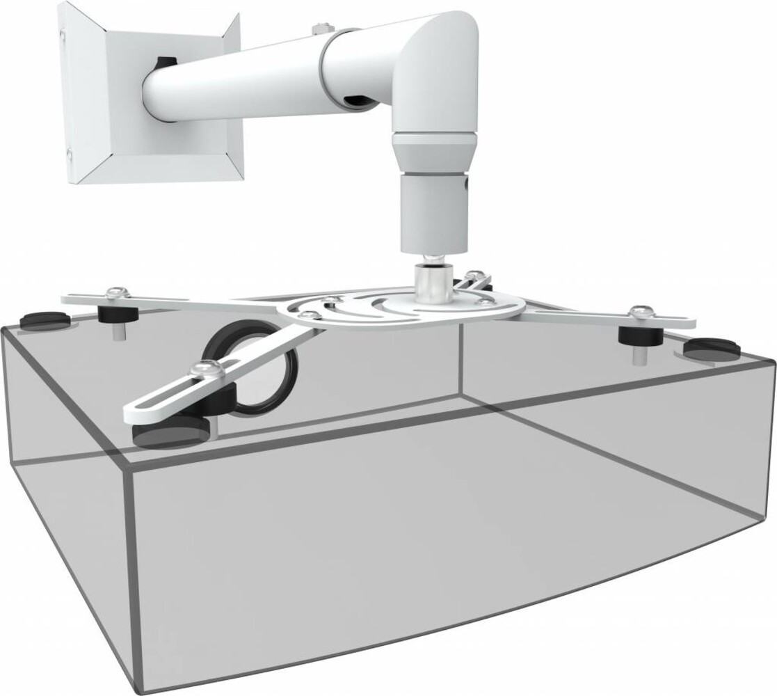 Smartmetals SmartMetals universele muurbeugel 110-175 cm wit Smartmetals SmartMetals universele muurbeugel 110-175 cm wit