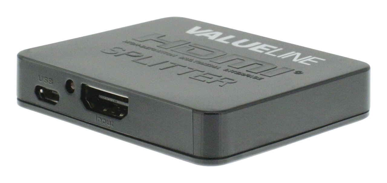 Valueline Valueline 2-poorts HDMI splitter Valueline Valueline 2-poorts HDMI splitter
