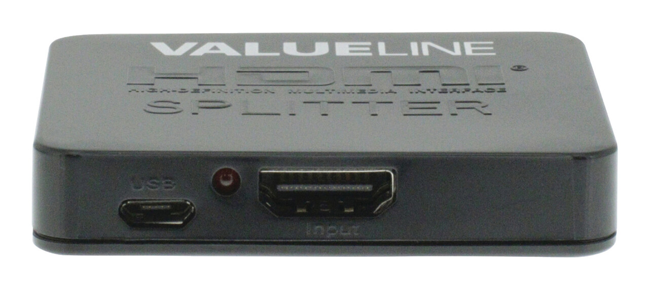 Valueline Valueline 2-poorts HDMI splitter Valueline Valueline 2-poorts HDMI splitter