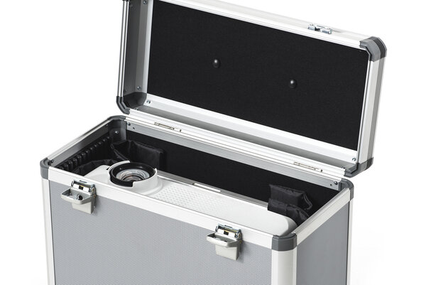 Hulshof Hulshof aluminium beamer koffer met trolley Hulshof Hulshof aluminium beamer koffer met trolley